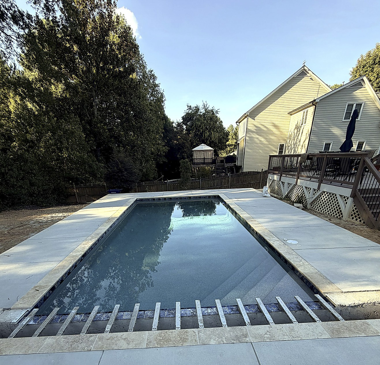 Pool resurfacing finish